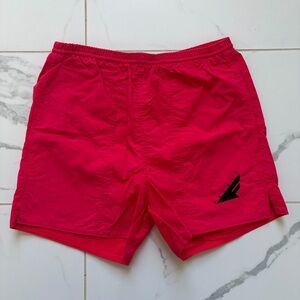 Vintage 1990s 90s Nike Flight Shorts Red Black Bred Mens Size S Jordan Bulls